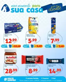 Catálogo Trimais Supermercado Página 5: Chocolate hershey's 40% meio amargo €8,99, Nutella ferrero €28,99