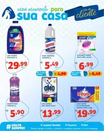 Catálogo Trimais Supermercado Página 8: Lava roupas em pó brilhante limpeza total €19,99, Lava roupas omo sachê €13,99