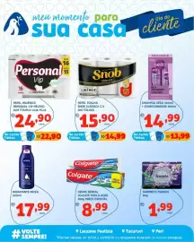 Catálogo Trimais Supermercado Página 9: Papel toalha snob clássica c/3 €14,99, Creme dental colgate tripla ação €8,99