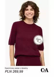 C&A gazetka tydzień 38 Strona 9: Kaszmirowy sweter z dzianiny C & A €269,99