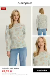 Greenpoint gazetka tydzień 38 Strona 2: Dopasowany sweter w kwiaty Greenpoint €49,99