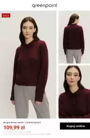 Greenpoint gazetka tydzień 38 Strona 5: Burgundowy sweter z kołnierzykiem Greenpoint €109,99