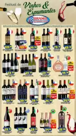 Encarte Bramil Supermercados semana 38 Página 1: Vinho italiano colli pesaresi sangiovese guerrieri €82,42