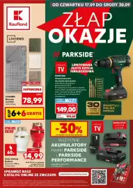 Kaufland gazetka Strona 1: Narzuta na łóżko 220x240 cm Livarno €78,99, Akumulatorowa wiertarko-wkrętarka Parkside €149,00