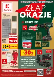 Kaufland gazetka Strona 1: Narzuta na łóżko 220x240 cm Livarno €78,99, Akumulatorowa wiertarko-wkrętarka Parkside €149,00