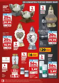 Kaufland gazetka Strona 11: Znicz szklany Witraż €79,99, Wkład olejowy Angela €3,49