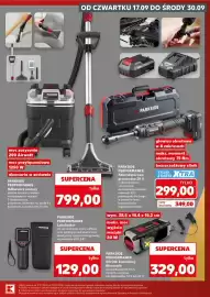 Kaufland gazetka Strona 3: Głośnik budowlany Bluetooth Parkside Performance €329,00