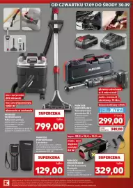 Kaufland gazetka Strona 3: Głośnik budowlany Bluetooth Parkside Performance €329,00