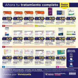 Catálogo FarmaTodo semana 38 Página 12: Ezolium 40mg €15.100,00, Glucophage XR 500mg €14.550,00