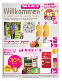 Sutterlüty Flugblatt woche 38 Seite 1