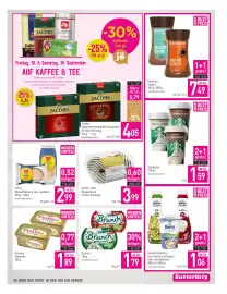 Sutterlüty Flugblatt woche 38 Seite 3: Primina Teebutter €1,89, Rama Cremefine €1,06