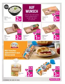 Sutterlüty Flugblatt woche 38 Seite 5: Radatz Grillofenschinken €2,19, Metzgerei Broger Pfefferlyoner €1,59