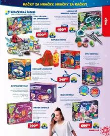 Sparkys leták Strana 17: Science & Play výroba krystalů €399,90, Science and Play Minerals and Geodes €499,90