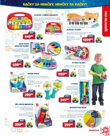 Sparkys leták Strana 25: Klávesy pejsek €1.299,90, Moje první magické pianko €599,90