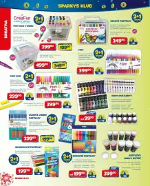 Sparkys leták Strana 40: Akrylové barvy svítící €399,90, Fixy fixy €399,90