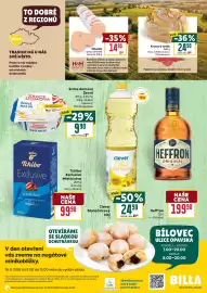 Billa leták týden 38 Strana 4: Clever slunečnicový olej €24,90, Srdce domova žervé natur €9,90