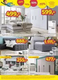Möbelix Prospekt woche 38 Seite 5: Nachtkästchenset Lucca €99,90, Etagenbett Lupo €255,00