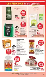 Catalogue Super U page 15: LA FOURNÉE DORÉE Petits chinois individuels €1,69, NEUHAUSER PAIN DE CAMPAGNE SPECIAL €1,59