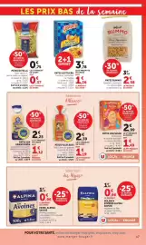 Catalogue Super U page 17: Lustucru Torsettes €1,26, Grand Mere Pates IGP €3,37