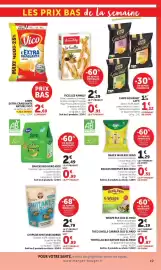 Catalogue Super U page 19: Hero Solo Bio Puffs €1,29, Hero Solo snacks €3,48