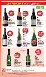 Catalogue Super U page 24: Château Signac €5,85, La fiole Viognier €4,35