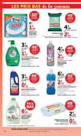 Catalogue Super U page 34: Foxy Essuie-tout €1,49, Maison Net Gel vaisselle concentré €5,16