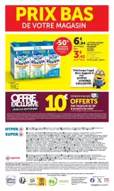 Catalogue Super U page 36: LACTEL €6,84