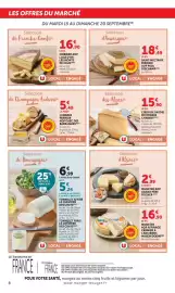 Catalogue Super U page 8: CHABERT Cœur de Savoie €15,90, Langres Fermier €5,49