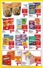 Billa Flugblatt woche 38 Seite 12: Lorenz Naturals €2,19, Milka Schokolade €1,32
