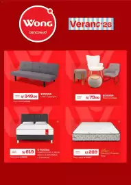 Catálogo Wong semana 38 Página 3: M DESIGN Poufs y sitiales €79,90, Paraíso Dormitorio Per 2 plazas acero €619,00