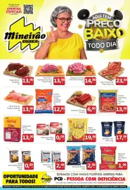 Folheto Mineirão Atacarejo semana 38 Página 1: Rosquinha emegê €2,98, Bacon Paleta Eder €23,80