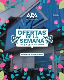 Catálogo APA Supermercados semana 38 Página 1