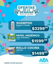 Catálogo APA Supermercados semana 38 Página 11: Roubaix shampoo €3.299,00