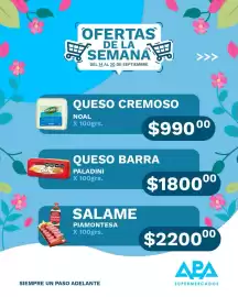 Catálogo APA Supermercados semana 38 Página 2: Noalsa queso cremoso €990,00