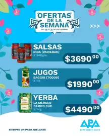 Catálogo APA Supermercados semana 38 Página 4: Rina salsas €3.690,00