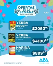 Catálogo APA Supermercados semana 38 Página 6: Aguantadora yerba trad/suav €205.000,00