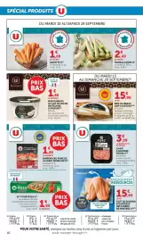 Catalogue U Express page 10: Filet de saumon atlantique €15,99, U Saveurs Mini Burrata €1,65