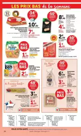 Catalogue U Express page 26: HENRI RAFFIN SAUCISSON SEC A L'ANCIENNE €10,35, Fleury Michon Jambon simplement bon €2,90