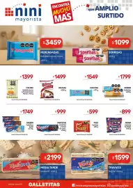 Catálogo Nini Mayorista semana 38 Página 36: Okebon galletitas leche €1.749,00, Nonna galletita surtidas €899,00