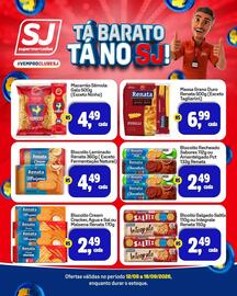 Encarte Sj Supermercados Página 8: Macarrão Sêmola Galo €4,49, Biscoito Recheado €2,49
