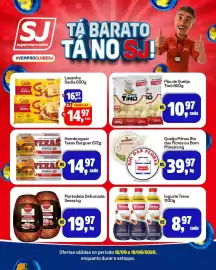 Encarte Sj Supermercados Página 7: Hamburguer texas burguer €14,97, Pão de Queijo Tinô €10,97