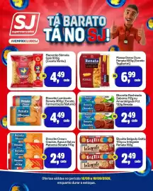 Encarte Sj Supermercados Página 8: Macarrão Sêmola Galo €4,49, Biscoito Recheado €2,49