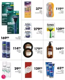 Save catalogue Page 70: Gillette Minora Disposable Razor's €37,99, Schick Men Hydro 5 Refill Cartridges €279,99