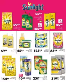 Save catalogue Page 72: Sunlight Rinse Aid Pine Gel €45,99, Sunlight Dishwashing Tablets €125,99
