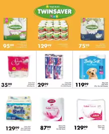 Save catalogue Page 79: Swan Soft Toilet Rolls 2Ply Mini 9's €35,99, Daisy Soft 1Ply Toilet Rolls 10's (500 Sheets) €29,99