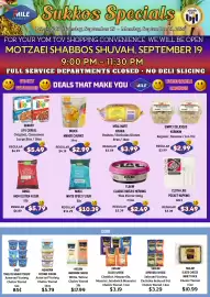 Seven Mile Market circular week 38 Page 1: Haolam sliced cheese €3,19, Quaker life cereal €5,49