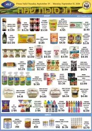 Seven Mile Market circular week 38 Page 3: Gefen instant chicken noodle soup cup €1,25, Gefen mini mandel croutons €3,29