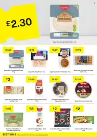 SuperValu leaflet Page 14: SuperValu salmon fishcakes €3,99, SuperValu mixed olives with pepperstrips €2,75