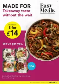 SuperValu leaflet Page 5: Easy Meals €14,00