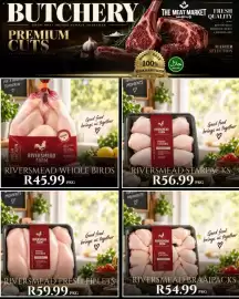 Take 'n Pay catalogue Page 7: Riversmead Fresh Fillets €59,99, Riversmead Braaipacks €54,99